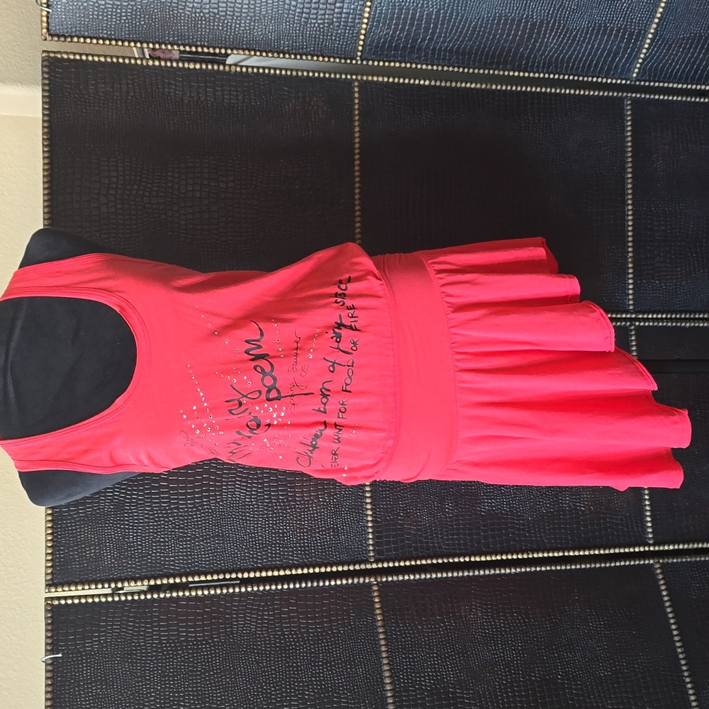 Vibrant Pink Sleeveless Dress